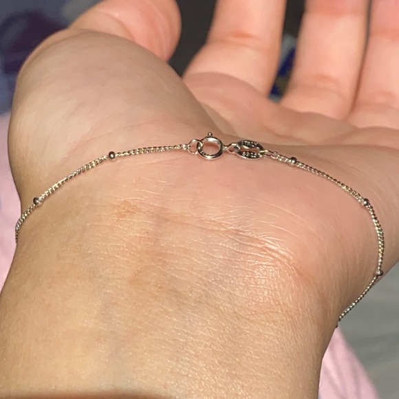 💍Sterling Silver Beaded Bracelet💍 - Picture 3 of 4